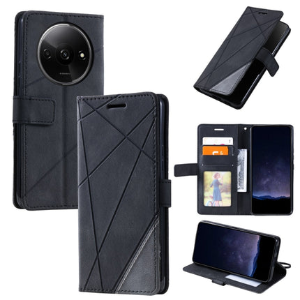 Skin Feel Splicing Leather Phone Case, For Xiaomi Redmi A3, For Xiaomi Redmi Note 13 Pro 4G, For Xiaomi Redmi Note 13 4G, For Xiaomi Redmi K70E