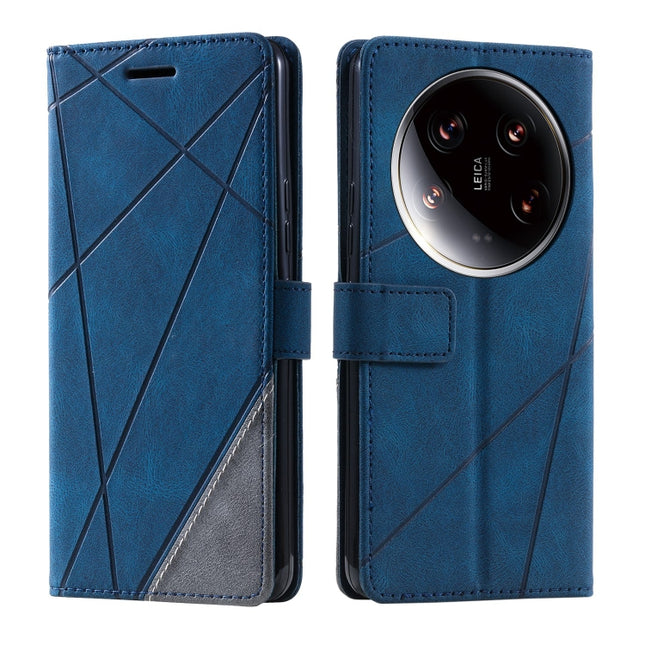 Skin Feel Splicing Leather Phone Case