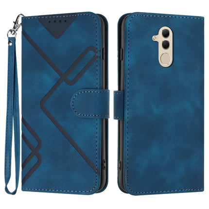 Line Pattern Skin Feel Leather Phone Case, For Huawei P smart 2019/nova lite 3, For Huawei Mate 20 Pro, For Huawei Mate 20 lite/Maimang 7, For Huawei P20 Pro