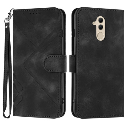 Line Pattern Skin Feel Leather Phone Case, For Huawei P smart 2019/nova lite 3, For Huawei Mate 20 Pro, For Huawei Mate 20 lite/Maimang 7, For Huawei P20 Pro