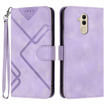 Line Pattern Skin Feel Leather Phone Case, For Huawei P smart 2019/nova lite 3, For Huawei Mate 20 Pro, For Huawei Mate 20 lite/Maimang 7, For Huawei P20 Pro