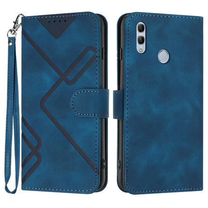 Line Pattern Skin Feel Leather Phone Case, For Huawei P smart 2019/nova lite 3, For Huawei Mate 20 Pro, For Huawei Mate 20 lite/Maimang 7, For Huawei P20 Pro