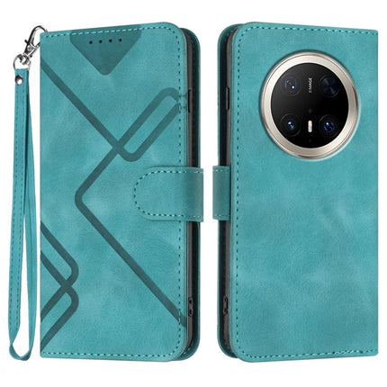 Line Pattern Skin Feel Leather Phone Case, For Huawei Pura 80 5G, For Huawei Mate 70 Pro / Mate 70 Pro+, For Huawei Mate 70, For Huawei nova 12i