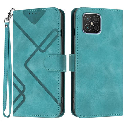 Line Pattern Skin Feel Leather Phone Case, For Huawei P50 Pro, For Huawei P50, For Huawei Enjoy 20 SE 4G, For Huawei nova 8 SE
