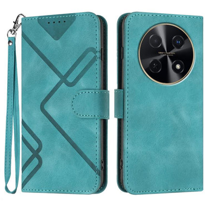 Line Pattern Skin Feel Leather Phone Case, For Huawei Pura 80 5G, For Huawei Mate 70 Pro / Mate 70 Pro+, For Huawei Mate 70, For Huawei nova 12i