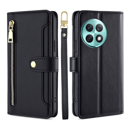 Sheep Texture Cross-body Zipper Wallet Leather Phone Case, For OnePlus Nord CE 4 Lite 5G, For OnePlus Ace 3V 5G, For OnePlus Nord CE4, For OnePlus Ace 2 Pro