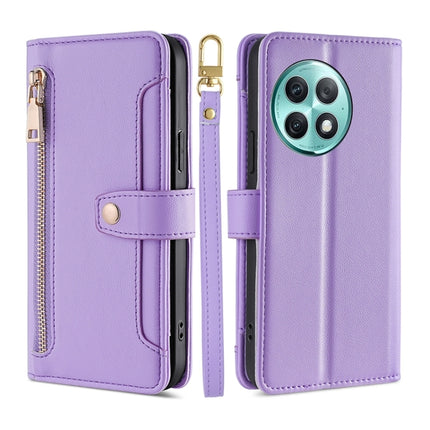 Sheep Texture Cross-body Zipper Wallet Leather Phone Case, For OnePlus Nord CE 4 Lite 5G, For OnePlus Ace 3V 5G, For OnePlus Nord CE4, For OnePlus Ace 2 Pro