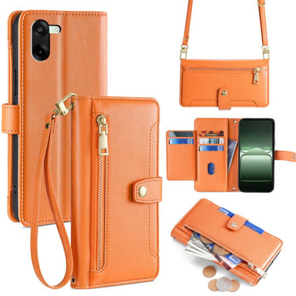 Sheep Texture Cross-body Zipper Wallet Leather Phone Case, For OnePlus Ace 5 Ultra / Nord 5, For OnePlus Ace 5 Racing / Nord CE5, For OnePlus Ace 5 / 5 Pro, For OnePlus Ace 3 Pro 5G