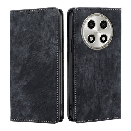 RFID Anti-theft Brush Magnetic Leather Phone Case, For OPPO A2 Pro 5G, For OPPO A58 4G, For OPPO Reno10 5G / Reno10 Pro 5G Global, For OPPO A78 4G