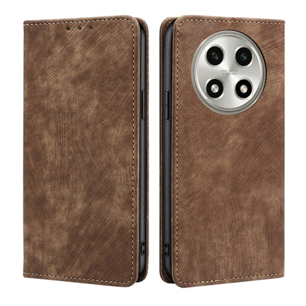 RFID Anti-theft Brush Magnetic Leather Phone Case, For OPPO A2 Pro 5G, For OPPO A58 4G, For OPPO Reno10 5G / Reno10 Pro 5G Global, For OPPO A78 4G