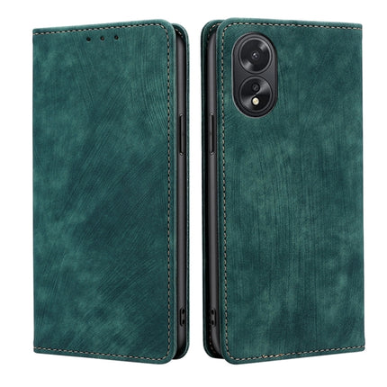 RFID Anti-theft Brush Magnetic Leather Phone Case, For OPPO Find X7 Ultra 5G, For OPPO A38 4G / A18 4G, For OPPO A2 Pro 5G, For OPPO A58 4G