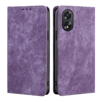 RFID Anti-theft Brush Magnetic Leather Phone Case, For OPPO Find X7 Ultra 5G, For OPPO A38 4G / A18 4G, For OPPO A2 Pro 5G, For OPPO A58 4G