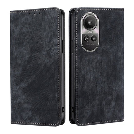 RFID Anti-theft Brush Magnetic Leather Phone Case, For OPPO Reno10 5G / Reno10 Pro 5G Global, For OPPO A78 4G, For OPPO Reno10 Pro+ 5G, For OPPO A1 5G