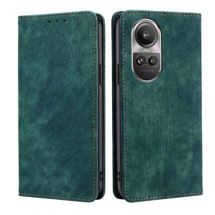 RFID Anti-theft Brush Magnetic Leather Phone Case, For OPPO Reno10 5G / Reno10 Pro 5G Global, For OPPO A78 4G, For OPPO Reno10 Pro+ 5G, For OPPO A1 5G