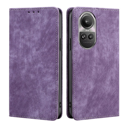 RFID Anti-theft Brush Magnetic Leather Phone Case, For OPPO Reno10 5G / Reno10 Pro 5G Global, For OPPO A78 4G, For OPPO Reno10 Pro+ 5G, For OPPO A1 5G