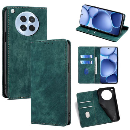 RFID Anti-theft Brush Magnetic Leather Phone Case, For OPPO Find X8s 5G, For OPPO Find X8 Ultra 5G, For OPPO F29 5G Global, For OPPO A5 Pro 5G Global