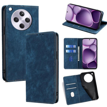 RFID Anti-theft Brush Magnetic Leather Phone Case, For OPPO A5 5G 2025 Global, For OPPO Find X8s+ 5G, For OPPO Find X8s 5G, For OPPO Find X8 Ultra 5G