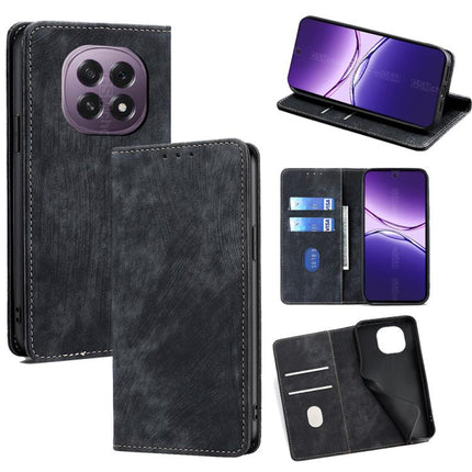 RFID Anti-theft Brush Magnetic Leather Phone Case, For OPPO A5 5G 2025 Global, For OPPO Find X8s+ 5G, For OPPO Find X8s 5G, For OPPO Find X8 Ultra 5G