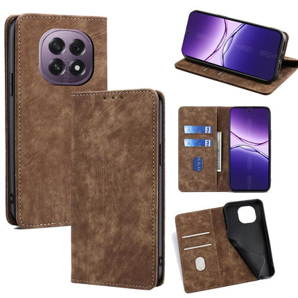RFID Anti-theft Brush Magnetic Leather Phone Case, For OPPO A5 5G 2025 Global, For OPPO Find X8s+ 5G, For OPPO Find X8s 5G, For OPPO Find X8 Ultra 5G