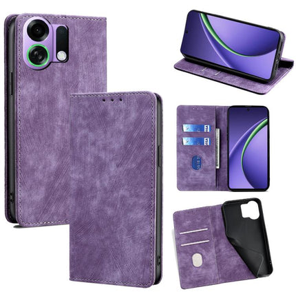 RFID Anti-theft Brush Magnetic Leather Phone Case, For OPPO Find X9 Pro 5G, For OPPO K13 Turbo Pro 5G, For OPPO Reno14 F 5G, For OPPO A5x 5G Global