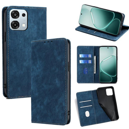 RFID Anti-theft Brush Magnetic Leather Phone Case, For OPPO Find X9 5G, For OPPO F31 5G, For OPPO Find X9 Pro 5G, For OPPO K13 Turbo Pro 5G