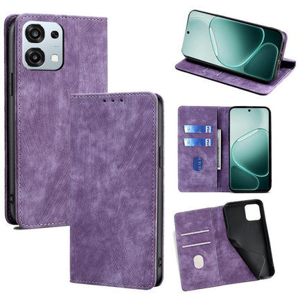 RFID Anti-theft Brush Magnetic Leather Phone Case, For OPPO Find X9 5G, For OPPO F31 5G, For OPPO Find X9 Pro 5G, For OPPO K13 Turbo Pro 5G