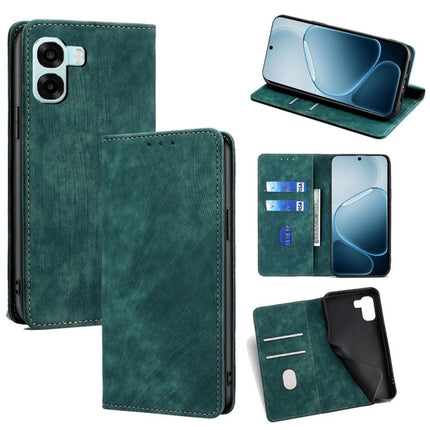 RFID Anti-theft Brush Magnetic Leather Phone Case, For OPPO A6x 4G Global, For OPPO Reno15 5G Global, For OPPO Find X9 5G, For OPPO F31 5G