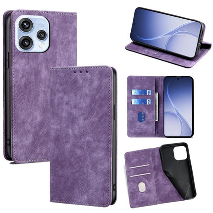 RFID Anti-theft Brush Magnetic Leather Phone Case, For OPPO A6x 4G Global, For OPPO Reno15 5G Global, For OPPO Find X9 5G, For OPPO F31 5G