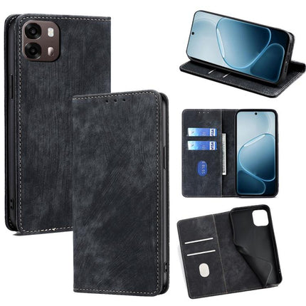 RFID Anti-theft Brush Magnetic Leather Phone Case, For OPPO A6s 4G, For OPPO Reno15 F 5G, For OPPO A6x 4G Global, For OPPO Reno15 5G Global