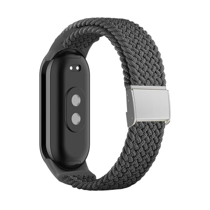 Adjustable Nylon Braided Steel Buckle Watch Band, For Xiaomi Mi Band 8