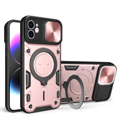 CD Texture Sliding Camshield Magnetic Holder Phone Case, For iPhone 12, For iPhone 12 Pro Max, For iPhone 12 Pro, For iPhone 11 Pro Max, For iPhone 11