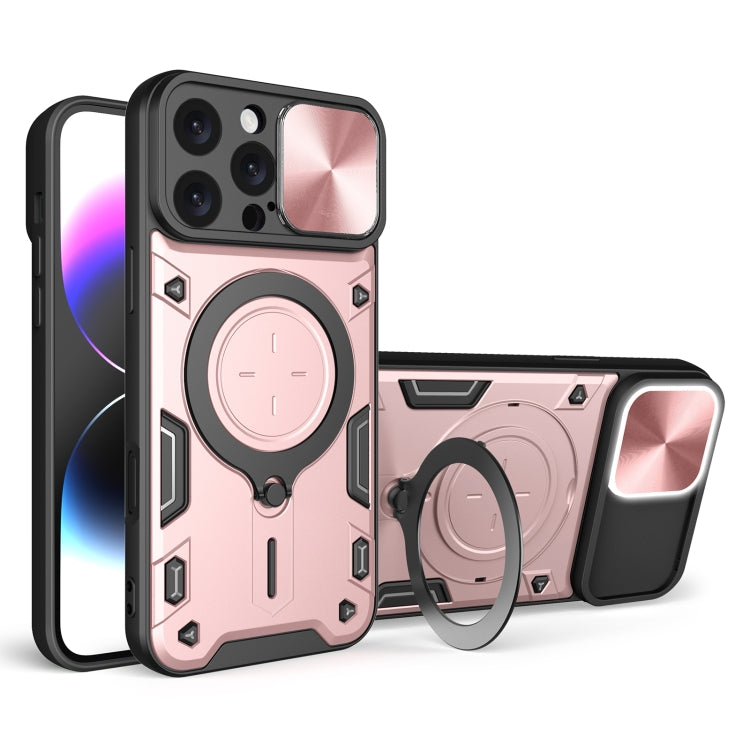 Funda para teléfono con soporte magnético deslizante con textura de CD Camshield, para iPhone 16 Pro Max, para iPhone 16 Pro, para iPhone 16 Plus, para iPhone 16, para iPhone 15 Pro Max