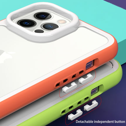 Estuche para teléfono 2 en 1 con marco de color y refrigeración hueca para iPhone 11