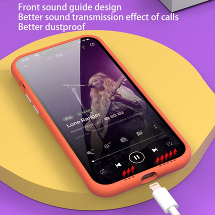 Estuche para teléfono 2 en 1 con marco de color y refrigeración hueca para iPhone 11