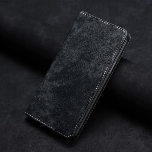RFID Anti-theft Brush Magnetic Leather Phone Case, For Honor Magic6 Pro, For Honor Magic6, For Honor X50i 5G / 9 Lite
