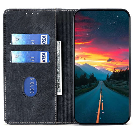 RFID Anti-theft Brush Magnetic Leather Phone Case, For Honor Magic6 Pro, For Honor Magic6, For Honor X50i 5G / 9 Lite
