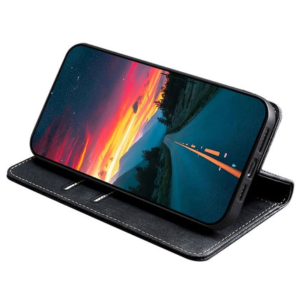 RFID Anti-theft Brush Magnetic Leather Phone Case, For Honor Magic6 Pro, For Honor Magic6, For Honor X50i 5G / 9 Lite