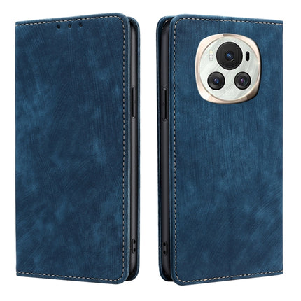 RFID Anti-theft Brush Magnetic Leather Phone Case, For Honor Magic6 Pro, For Honor Magic6, For Honor X50i 5G / 9 Lite