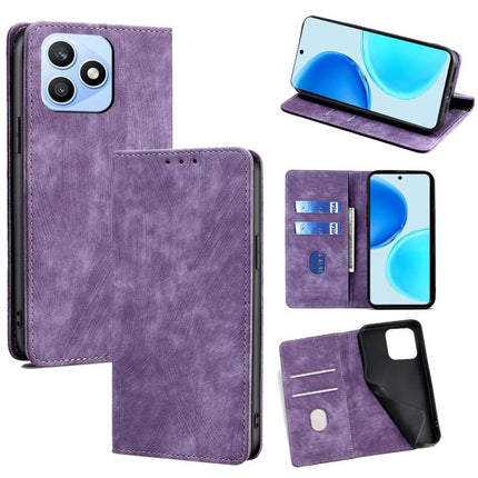 RFID Anti-theft Brush Magnetic Leather Phone Case, For Honor Win 5G, For Honor X8d 4G, For Honor X5c 4G, For Honor Magic8 Pro