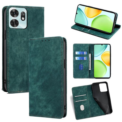 RFID Anti-theft Brush Magnetic Leather Phone Case, For Honor 600 Lite Global, For Honor X6d 5G, For Honor Magic8 Pro Air 5G, For Honor Power2