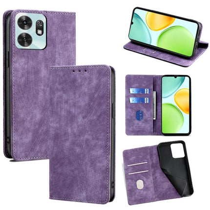 RFID Anti-theft Brush Magnetic Leather Phone Case, For Honor 600 Lite Global, For Honor X6d 5G, For Honor Magic8 Pro Air 5G, For Honor Power2