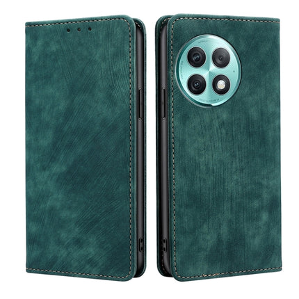 RFID Anti-theft Brush Magnetic Leather Phone Case, For OnePlus Ace 3V 5G, For OnePlus Nord CE4, For OnePlus Ace 2 Pro, For OnePlus Nord CE3 5G