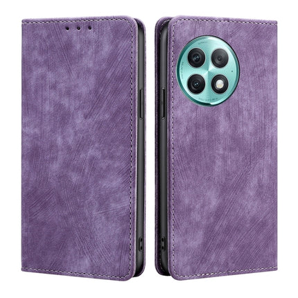 RFID Anti-theft Brush Magnetic Leather Phone Case, For OnePlus Ace 3V 5G, For OnePlus Nord CE4, For OnePlus Ace 2 Pro, For OnePlus Nord CE3 5G