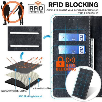 RFID Anti-theft Brush Magnetic Leather Phone Case, For OnePlus Nord CE3 5G, For OnePlus Nord CE 3 Lite 5G