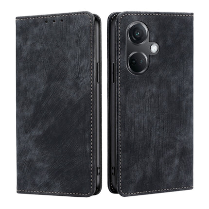 RFID Anti-theft Brush Magnetic Leather Phone Case, For OnePlus Nord CE3 5G, For OnePlus Nord CE 3 Lite 5G