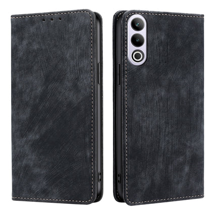 RFID Anti-theft Brush Magnetic Leather Phone Case, For OnePlus Ace 3V 5G, For OnePlus Nord CE4, For OnePlus Ace 2 Pro, For OnePlus Nord CE3 5G