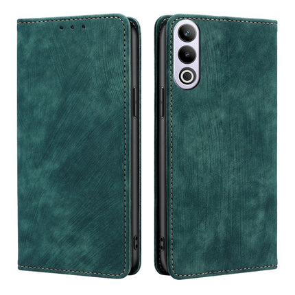 RFID Anti-theft Brush Magnetic Leather Phone Case, For OnePlus Ace 3V 5G, For OnePlus Nord CE4, For OnePlus Ace 2 Pro, For OnePlus Nord CE3 5G