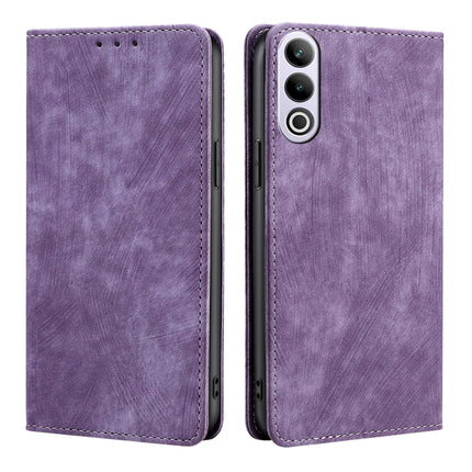 RFID Anti-theft Brush Magnetic Leather Phone Case, For OnePlus Ace 3V 5G, For OnePlus Nord CE4, For OnePlus Ace 2 Pro, For OnePlus Nord CE3 5G