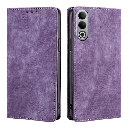 RFID Anti-theft Brush Magnetic Leather Phone Case, For OnePlus Ace 3V 5G, For OnePlus Nord CE4, For OnePlus Ace 2 Pro, For OnePlus Nord CE3 5G