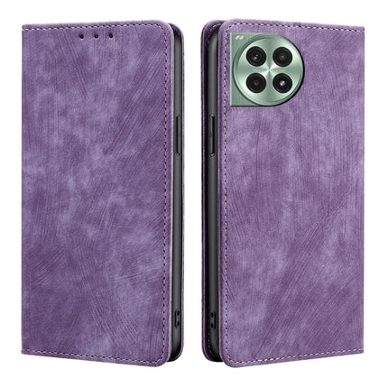 RFID Anti-theft Brush Magnetic Leather Phone Case, For OnePlus Ace 5 Racing / Nord CE5, For OnePlus Ace 5 / 5 Pro, For OnePlus Ace 3 Pro 5G, For OnePlus Nord CE 4 Lite 5G